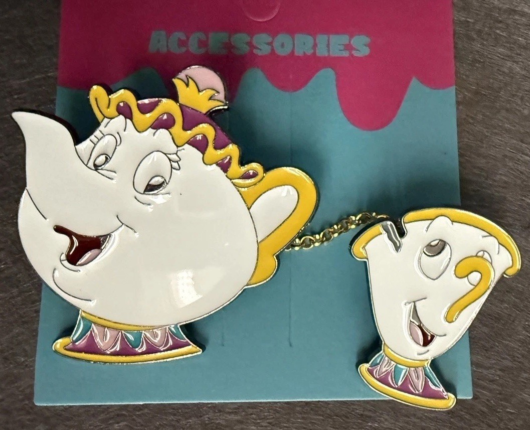 NEW Mrs Potts & Chip Pin Disney Beauty & The Beast