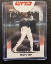 2025 Topps Chrome Update Series - Night Terrors James Wood #NT-25 (RC)