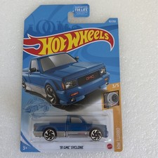 Hot Wheels ‘91 GMC Syclone Blue HW Turbo 3/5 #92/250