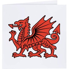 Grußkarten "Walisischer Roter Drache" (GC048746)