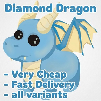 Diamond Dragon Adopt me / Mega / Fly / Ride / Neon / Adopt me Pets