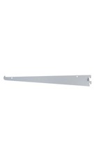 SSWBasics 14 inch Chrome Metal Shelf Bracket for Slotted Standard - ½ inch