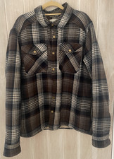 Men's Mountain Warehouse fleece plaid jacket, size Medium