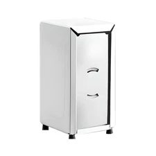 Tall-Fold Two-Sided Napkin Dispenser Holds 150 6x13 inch Napkins White