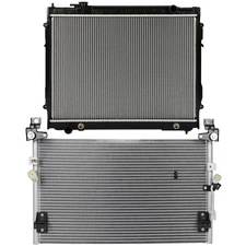 Aluminum Radiator & AC Condenser Cooling Kit For Toyota Tacoma 1998-2004
