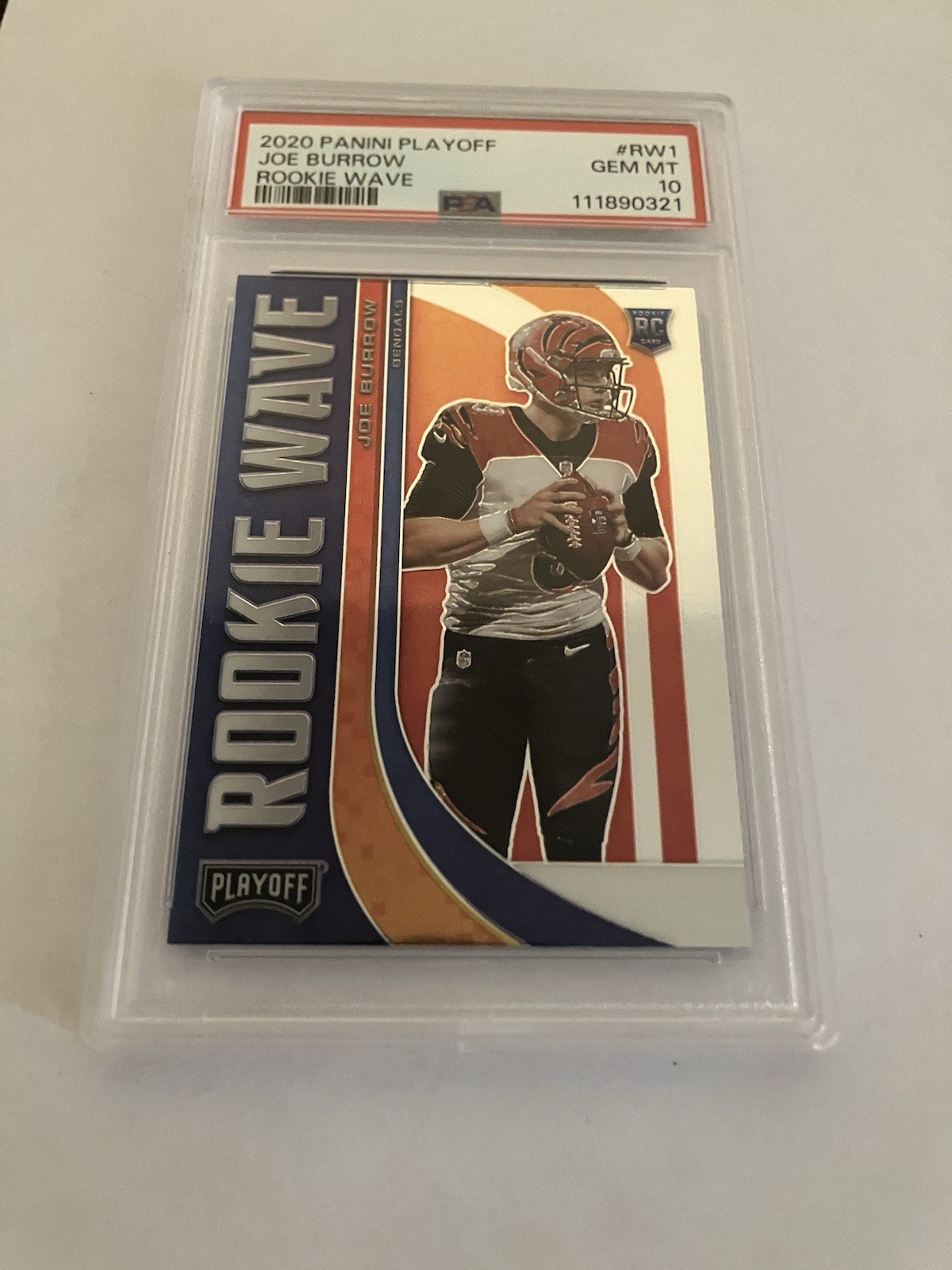 Joe Burrow Panini Playoff Rookie Wave #RW1 Base