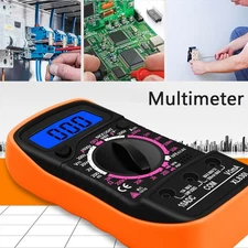 Buzzer LCD Digital Multimeter Current Circuit Tester Voltmeter Ammeter ☾