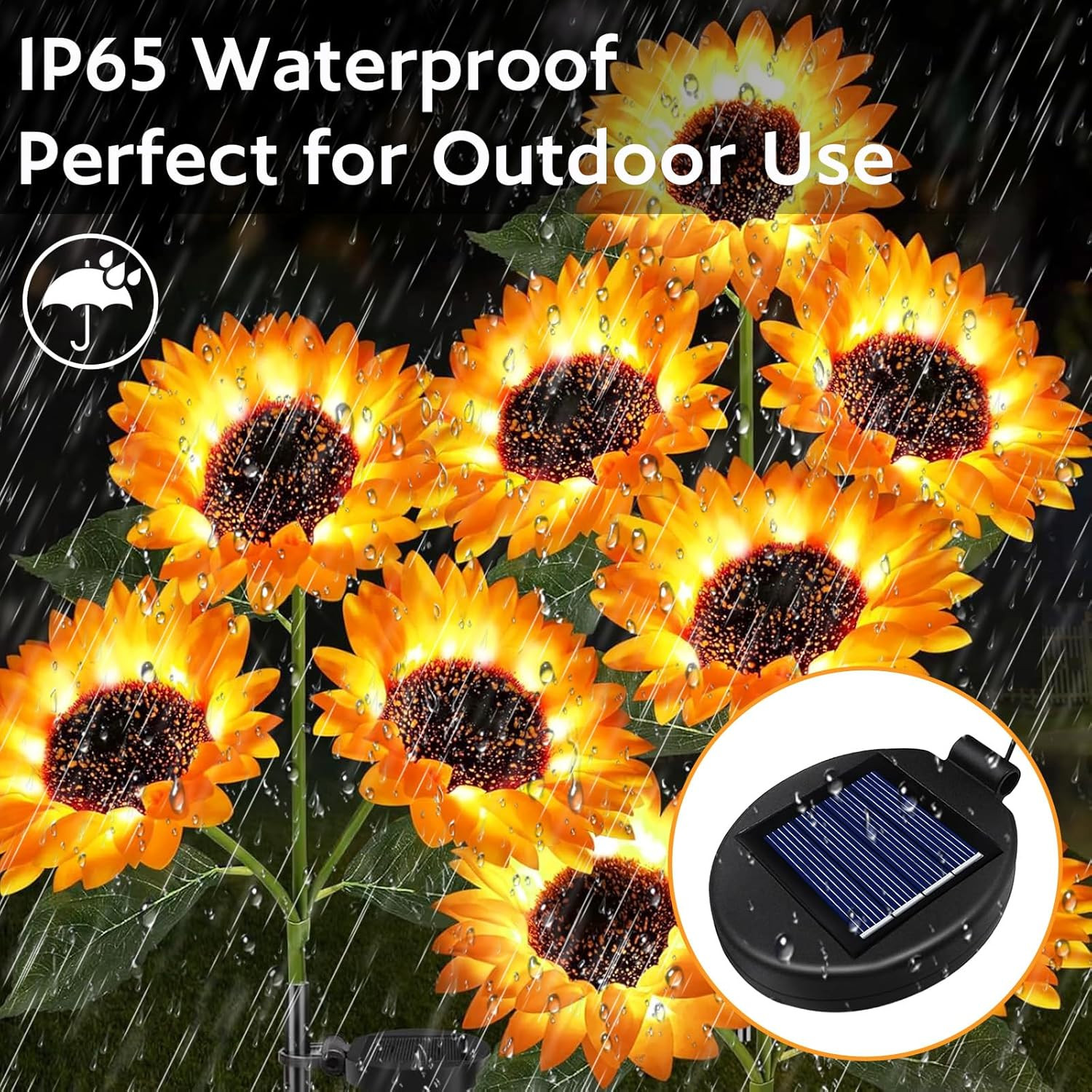 4 Pack  Solar Panel for Outdoor Lights, Solar Lights  Parts for DIY Repairing Ou