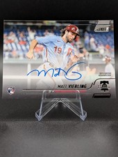 2022 Stadium Club #SCBA-MV Matt Vierling Autographs Philadelphia Phillies
