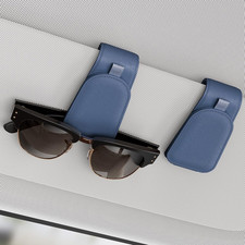 Sunglass Holder for Car Visor, Suede Cloth Magnetic Sunglass Organizer for Car A