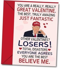 Funny Trump Valentines Day Card – Hilarious & Heartfelt Love Card for 