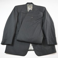 Vtg USA Bill Blass 44R 36x30 Green Glenn Check 100% Wool Mens Jacket Pants Suit