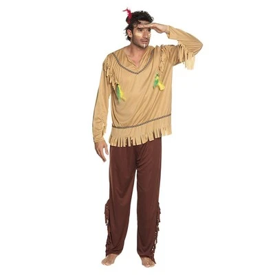 BOLAND HERREN INDIANER KOSTÜM Karneval Fasching Theater Wilder Westen Verkleidung M/L