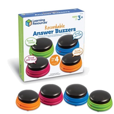 Interactive Sound Effect Buttons - Educational Toy Set of 4