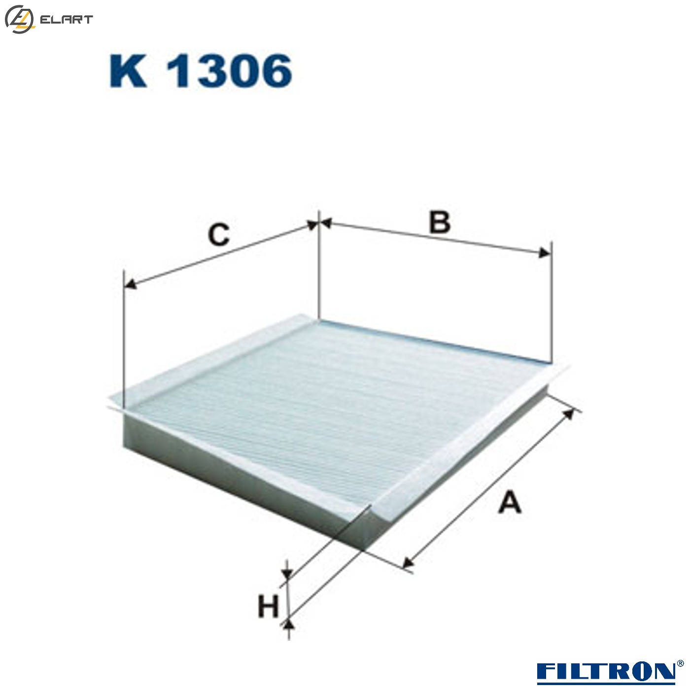 FILTER CABIN AIR K 1306 FOR MERCEDES-BENZ C-CLASS/T-Model/Sportscoupe CLK 1.8L