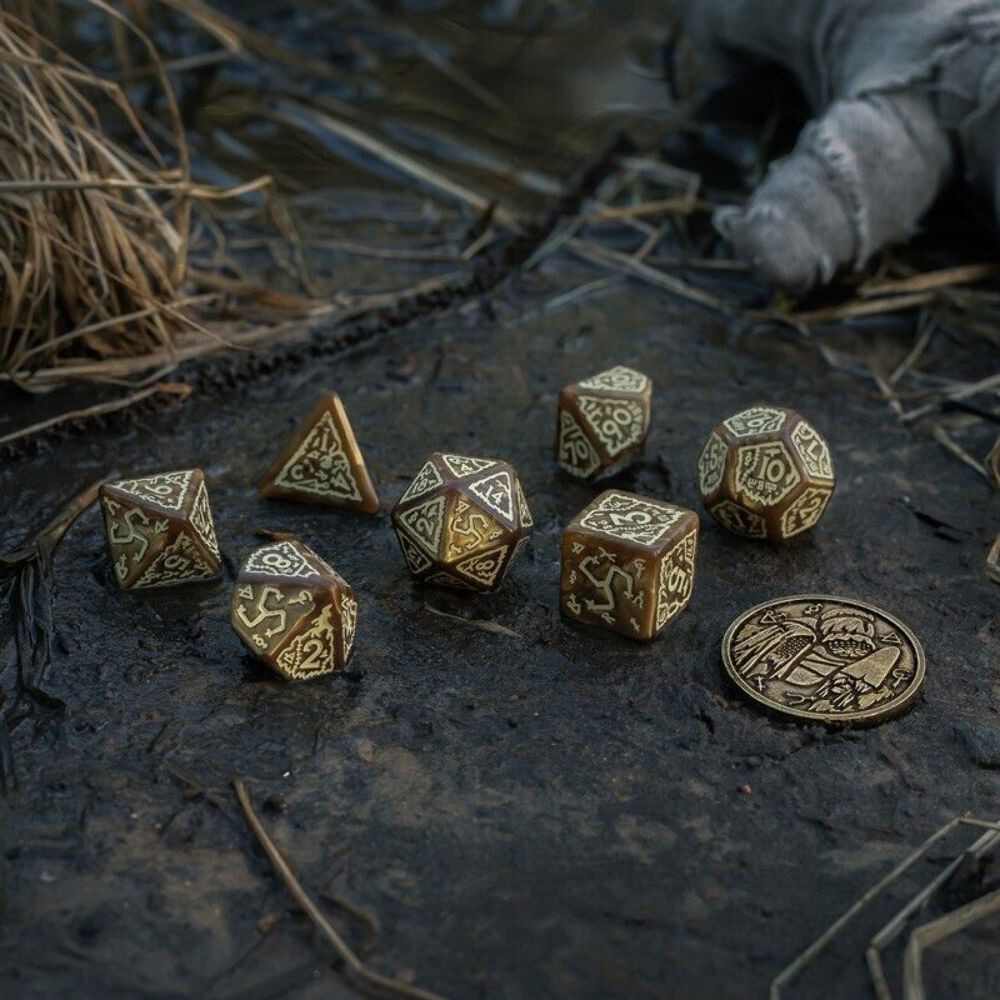 Ifm Logotype The Witcher Crones Dice Set With Metal Coin Q-Workshop | eBay
