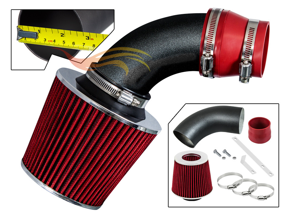 RW RED Sport Ram Air Intake Kit+Filter 2009-2011 CHEVY Aveo Aveo5 1.6L L4