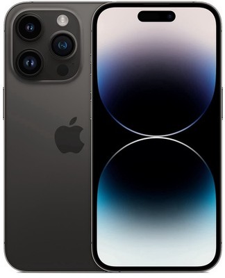 Apple iPhone 14 Pro   128 GB   Space Schwarz 6/10 (Ohne Simlock) Akku 100% OVP