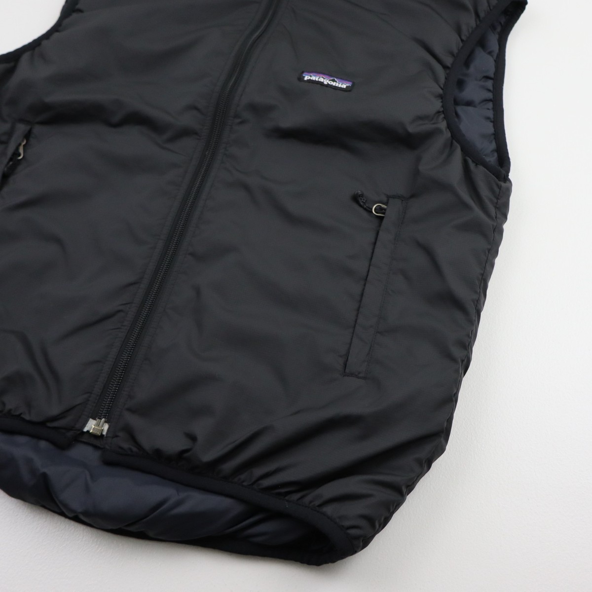 Patagonia Vintage Puffball Vest Men XS Black Mars Military