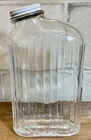 Vintage ANCHOR HOCKING Refrigerator Bottle Ribbed Sides with Lid