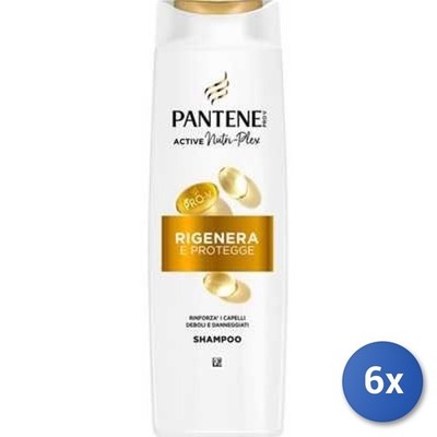 6x Bundle Pantene Shampoo Regeneriert Schützt 225 ML