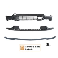 Front Lower Bumper Cover Kit For 2025 Chevrolet Equinox RS With Black Skid Plate