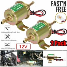 2 Packs 12V Electric Fuel Pump HEP-02A Universal Inline Low Pressure Gas Diesel