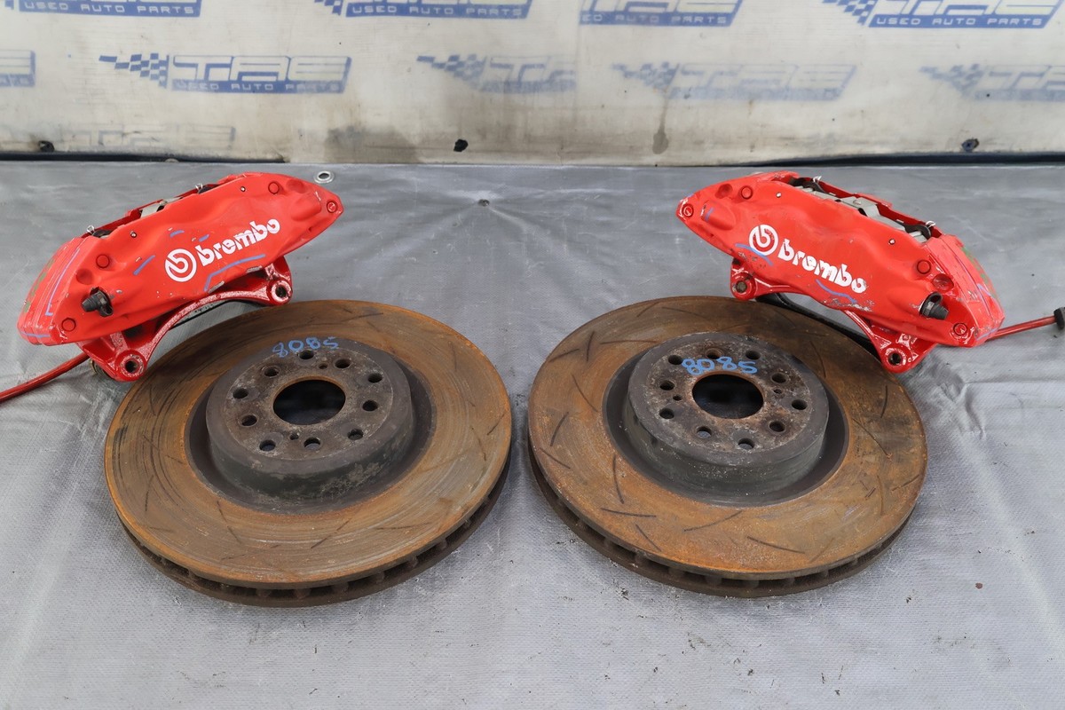 SUBARU 赤ブレンボ　フロント左側 2019 SUBARU BRZ LIMITED 2.0L OEM BREMBO FRONT BRAKE CALIPERS N