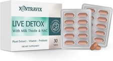 Liver Detox  Liver Support Supplement with Milk Thistle. Exp-09/2028