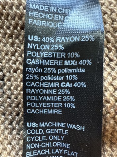 Tiger Print Wrap 40% Cashmere Brn White House Black Market WHBM XXL New 24x90 - Picture 8 of 9