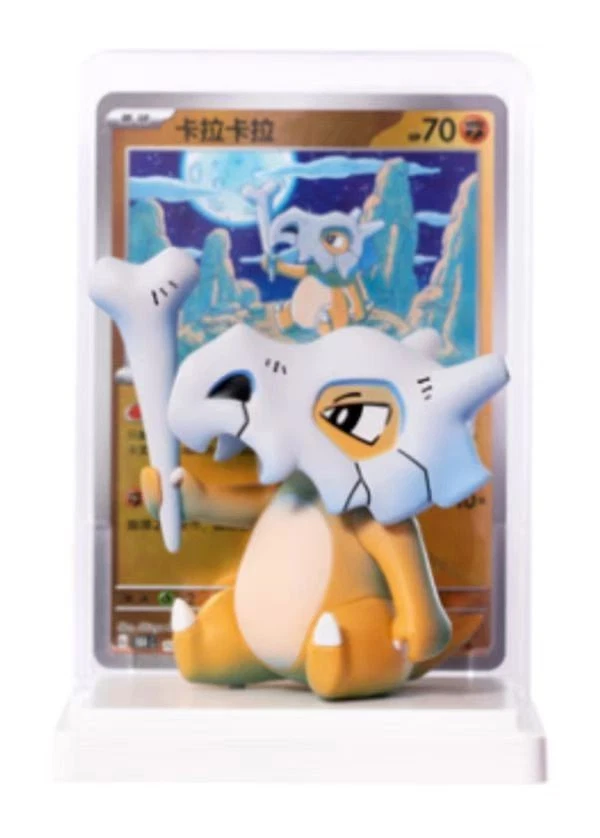 Pokemon TCG Cubone card 151C-104/151 C & Figure “Collect 151” Figure Set Chinese