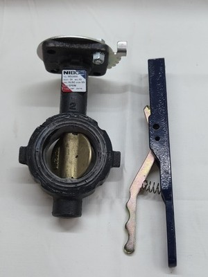 Nibco (WD2000) 200psi Ductile Aluminum Bronze Iron Wafer Type Butterfly Valve