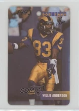 1993 Dog Tags Gold /25000 Willie Flipper Anderson #081 0q3