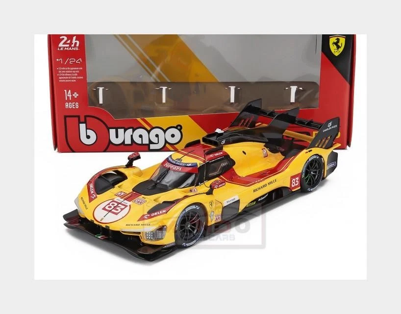BBURAGO 1/24 - FERRARI 499P 3.0L TURBO V6 - WINNER 24H LE MANS 2025 26319-83
