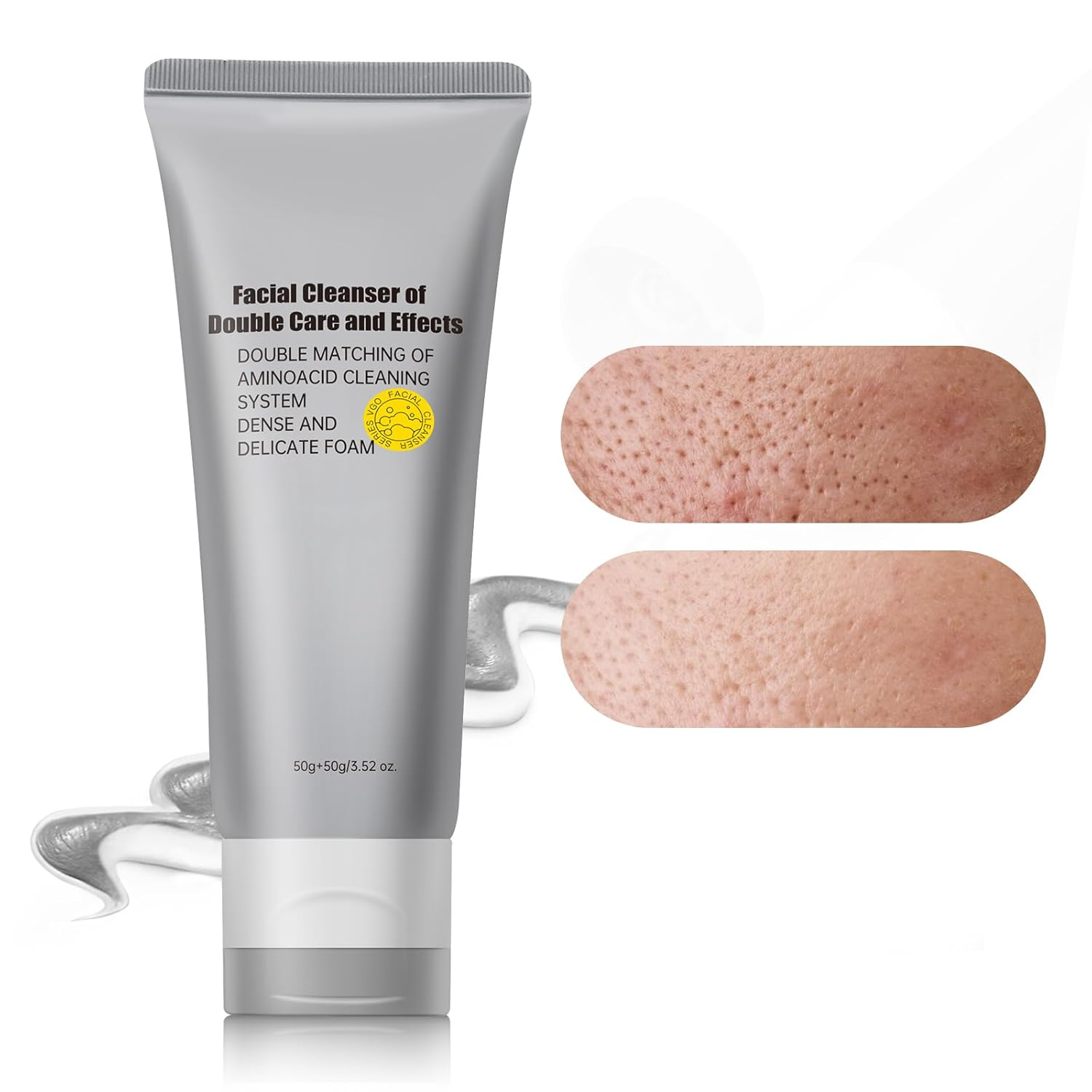 Gentle Exfoliating Face Wash for Deep Pore Cleanser and Blackhead Removal, Facia