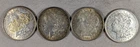 LOT OF 4 1921 D MORGAN SILVER DOLLARS #97
