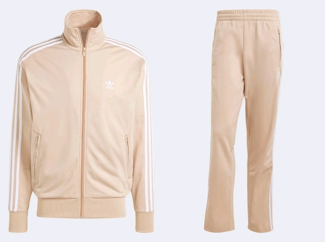 Adidas Originals Sst Firebird Tracksuit 2pc (Jacket + Pants) Magic Beige XL Mens image 10