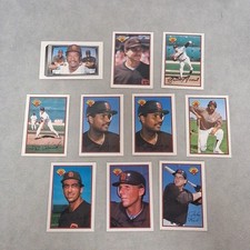 1989 Bowman San Diego Padres Baseball Cards 10 Team Card Lot
