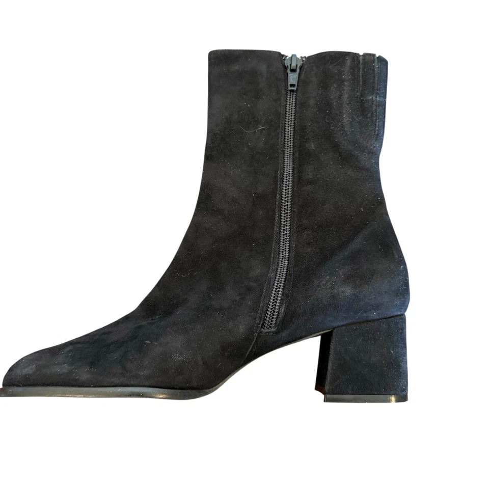 Botines Enzo Angiolini Y2K Años 90 Vintage Gamuza Tacón Punta Redonda - Talla 6.5 Foto 3 de 4