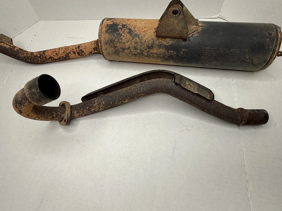 Honda CRF230 2004 03-12 OEM silenciador silenciador cabezal tubo colector calor Foto 3 de 4