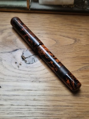 Montblanc Simplo Safety 4 Mottled Ripple Füllfederhalter - Neuwertig