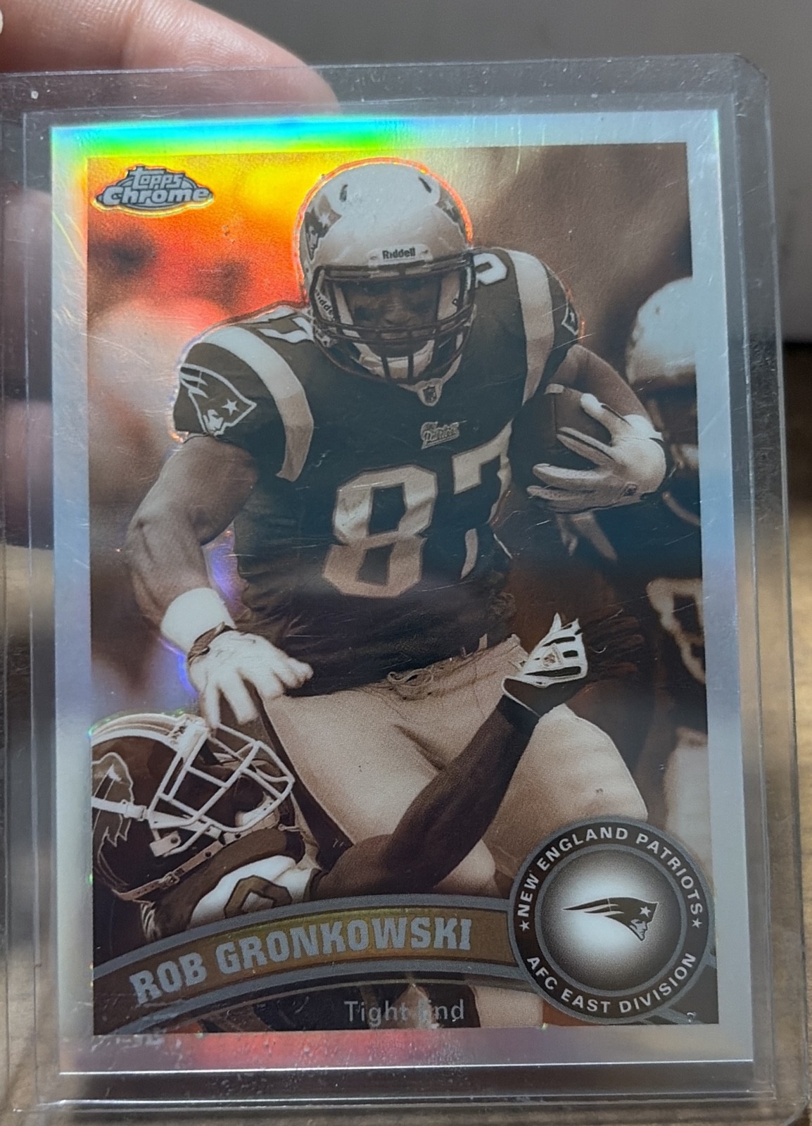 2011 Topps Chrome - Rob Gronkowski #132 Sepia Refractor /99