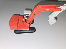 O&K Kettenbagger RH9 HD Laufwerk mit Tieflöffel weiße Kabine Conrad #277/1 1:50