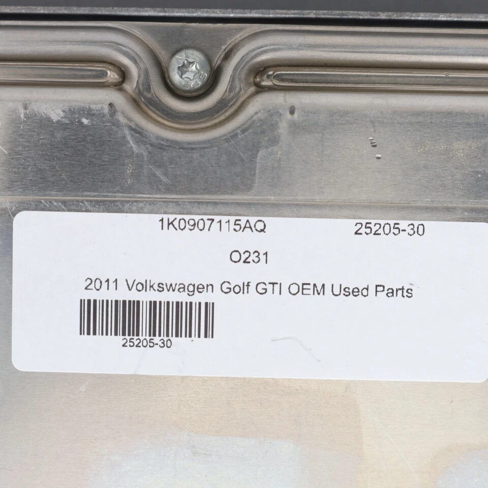 Computadora de motor Volkswagen Golf GTI 2010-2012 ECU ECM DME 1K0907115AQ OEM usada Foto 2 de 4