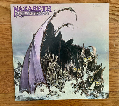 Nazareth - Hair of the Dog LP A&M  SP-4511 1975 Pressing Love Hurts VG+