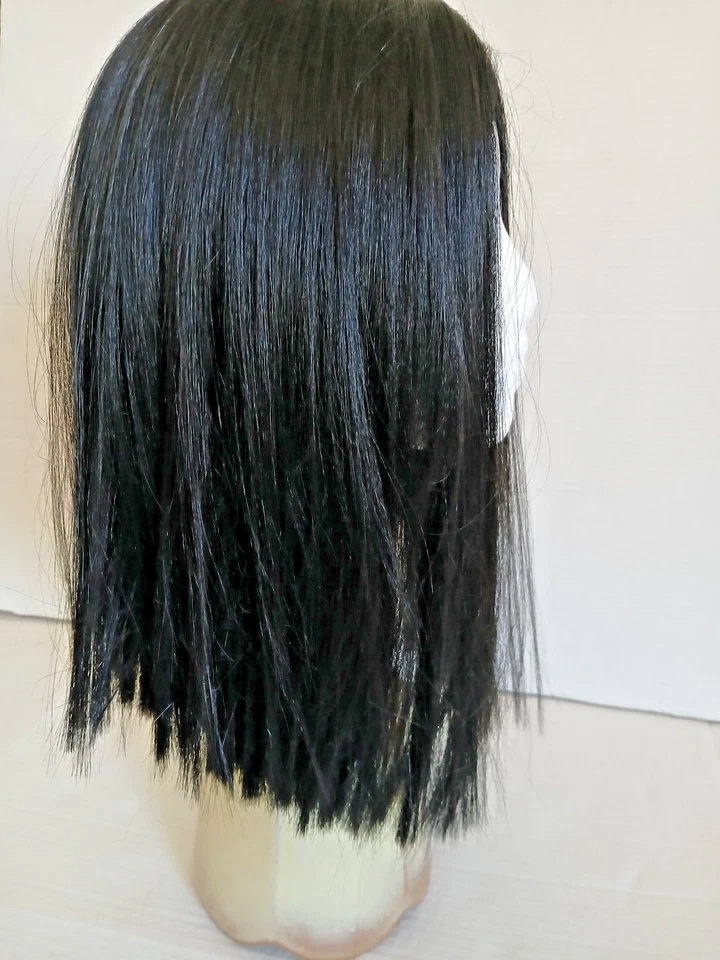 Peluca delantera de encaje Bobbi Boss / marrón negra recta Foto 4 de 4