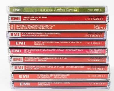 Lot of 10 EMI Classics CDs Classical Dvorak Vaughan Williams Szymanowski Strauss