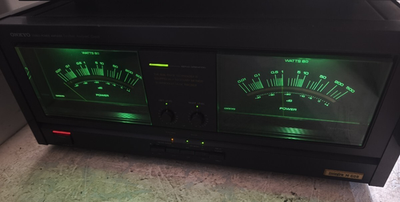 ONKYO M-508 LED Integra Stereo Power Amplifier Vintage 200W Used