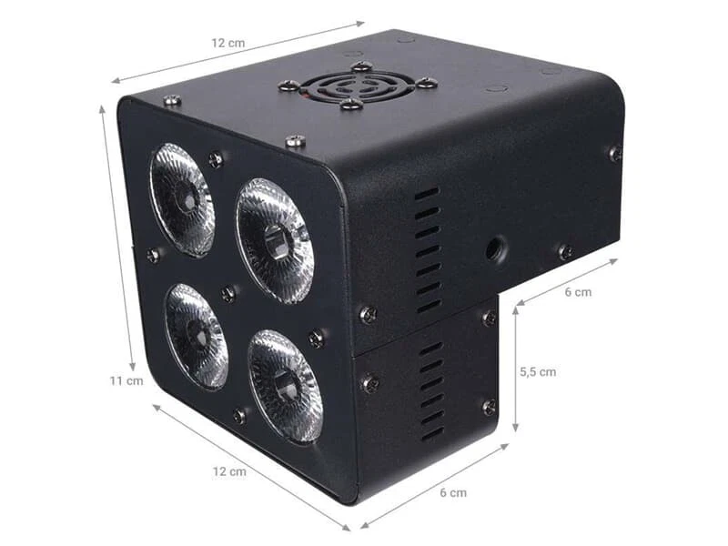 LIGHT4ME QUADRO PAR 4x15W RGBW Bühnenstrahler LED