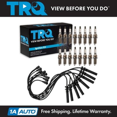 TRQ Ignition Kit Spark Plug & Wire Set For Dodge Ram Pickup Truck V8 5.7L
